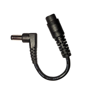 California Heat coaxial power adapter cable with right angle plug