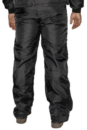 California Heat black insulated motorcycle pants