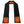 California Heat black heated scarf with orange heating elements