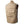 Back view of a tan Gobi Heat vest with a large pocket