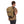 Person wearing a tan Thule backpack viewed from the back