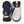 Hestra navy blue wool mittens with white leather palms and Gore Windstopper label