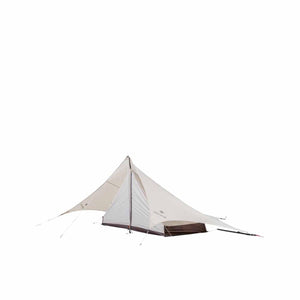 Snow Peak beige and brown single person tent