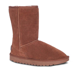 Cloud Nine Sheepskin brown suede mid calf boot