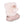 Cloud Nine Sheepskin pink suede boot with faux fur cuff and pom pom detail