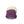 Cloud Nine Sheepskin purple suede slipper with white sheepskin lining viewed from the back