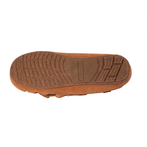 Cloud Nine Sheepskin slipper sole with textured brown rubber tread