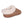 Cloud Nine Sheepskin brown cable knit slipper with white sheepskin lining