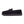 Cloud Nine Sheepskin black suede moccasin slipper with lace detail