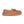 Cloud Nine Sheepskin brown suede moccasin slipper with lace detail and rubber sole