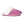 Cloud Nine Sheepskin pink suede mule slipper with white sheepskin lining
