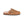 Cloud Nine Sheepskin tan suede mule slipper with buckle and cork sole