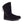 Cloud Nine Sheepskin black suede mid calf boot with side zipper