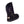Cloud Nine Sheepskin black suede mid calf boot with side zipper and metal logo plate