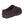 Cloud Nine Sheepskin brown suede mule slipper with fleece lining and textured rubber sole