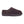 Cloud Nine Sheepskin brown suede mule slipper with a thick rubber sole and decorative metal buckle detail