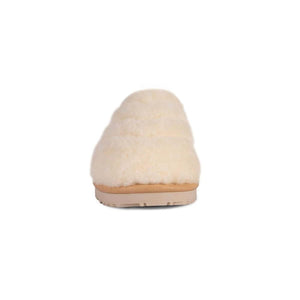 Cloud Nine Sheepskin cream wool slipper viewed from the back