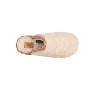 Cloud Nine Sheepskin cream wool slipper