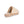 Cloud Nine Sheepskin cream sheepskin slipper with tan trim and beige sole
