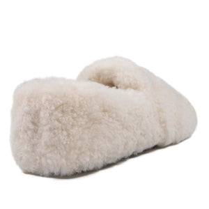 Cloud Nine Sheepskin cream wool slipper