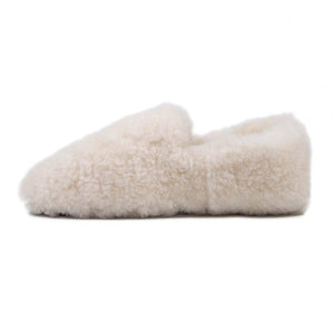 Cloud Nine Sheepskin cream wool slip on slipper