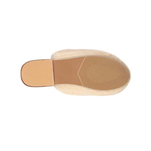 Cloud Nine Sheepskin slipper showing the textured rubber sole