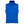 Blue quilted sleeveless vest with high collar and front zipper closure