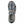 Top view of a grey and blue Korkers water shoe with a toggle lacing system