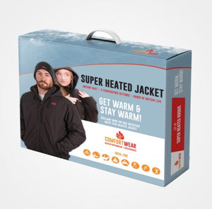 Comfort Wear Super Heated Jacket product packaging box
