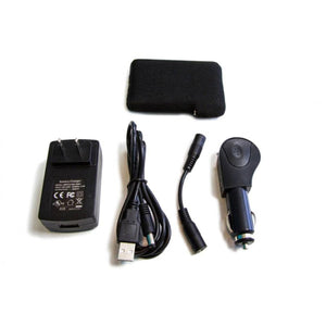 Comfort Wear battery charger with USB cable and car adapter