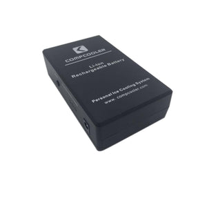 CompCooler black lithium ion rechargeable battery pack for personal ice cooling system
