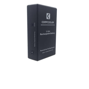 CompCooler black lithium ion rechargeable battery pack for personal ice cooling system
