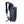 Side view of a black CompCooler backpack with padded shoulder straps