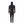 CompCooler black full body liquid cooling suit with hood back view