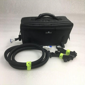 Compcooler black portable cooling unit with hose and attachment straps