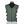 Compcooler green cooling vest with front zipper and side adjustment straps on a mannequin