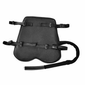 CompCooler black liquid cooling back pad with adjustable straps and hose