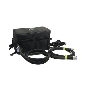 CompCooler black liquid cooling unit with hoses and connectors