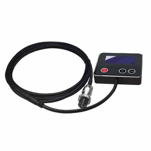 Electric bicycle display controller with cable and metal connector