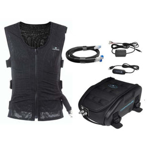 CompCooler liquid cooling vest kit with backpack unit and connection cables