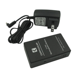Compcooler lithium ion rechargeable battery and wall charger