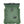 Green rectangular hydration bladder with two black hose connectors and printed usage instructions