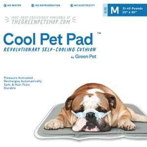 Cool Care Technologies medium size self-cooling pet pad for pets 21 to 45 pounds