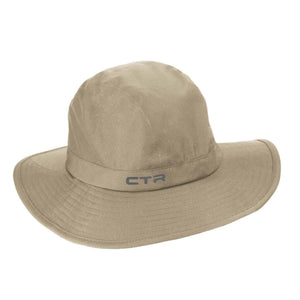 Tan CTR wide brim sun hat