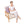 Woman sitting in a chair using a HealthyLine heating pad