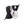 Hestra black and white winter gloves with adjustable wrist straps