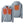 Venture Heat grey zip up hoodie showing front and back internal heating elements