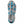 Korkers grey and blue water sandal with toggle lacing system