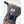Hestra grey and brown winter glove cuff with adjustable strap and brand logo patch