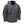 Black DeWalt hooded work jacket with front zipper and pockets